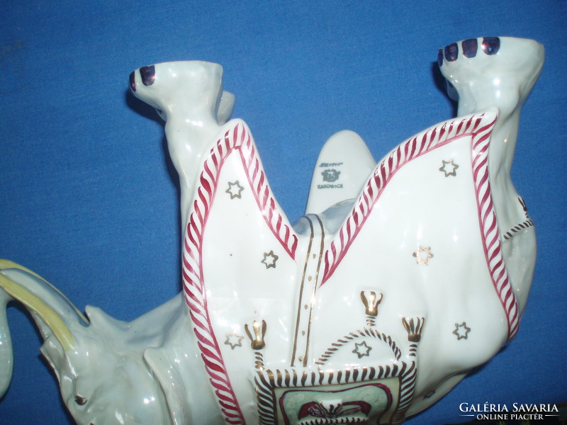 Extremely rare collector's item, large Katowice-Polish-elephant porcelain-26x17 cm