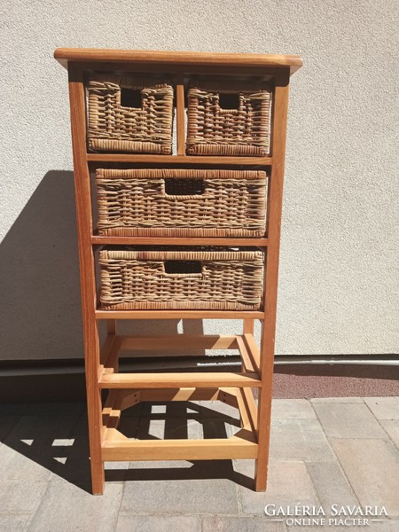 Rattan chest of drawers is negotiable.