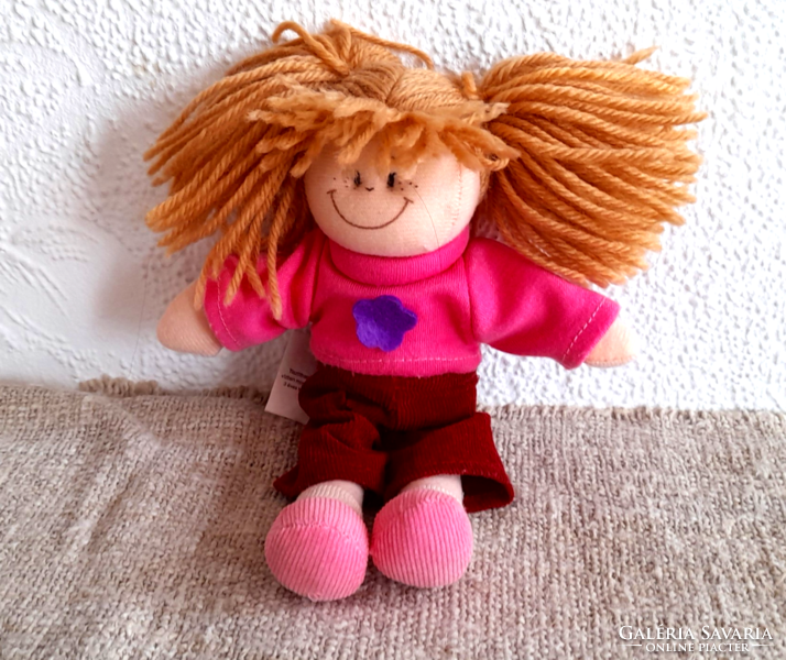 Charming textile doll 20 cm