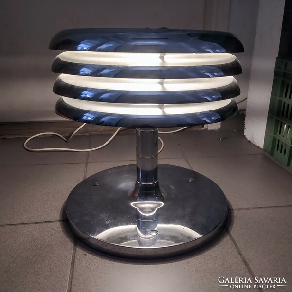 Retro chrome handicraft table lamp - borsfay