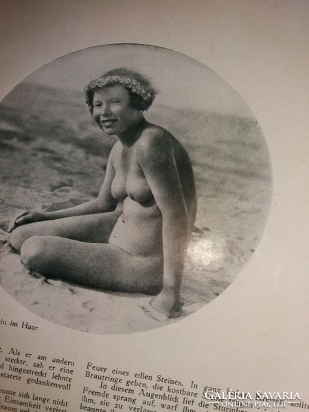 1930. Vintage antique german lachendes leben naturist adult erotic magazine according to pictures