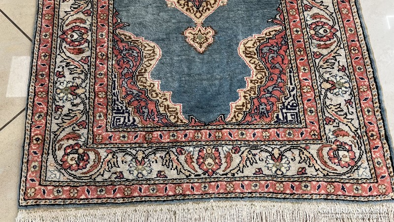 3534 Álomszép Török Kayseri kézi gyapjú perzsa szőnyeg 90X133CM ingyen futár
