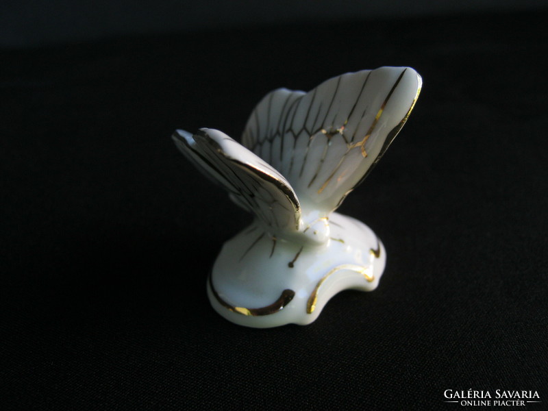 Royal Dux porcelán pillangó lepke