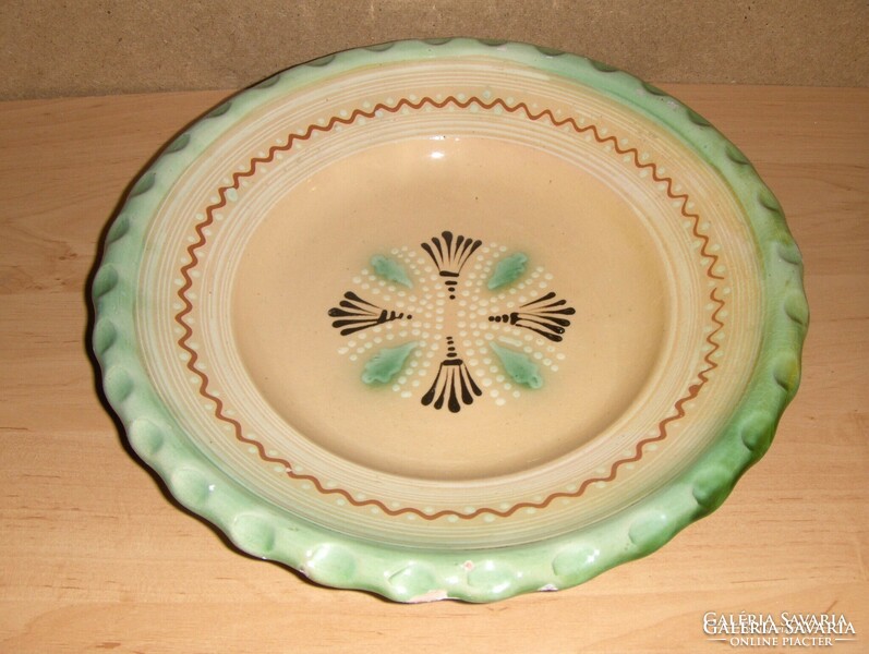 Karcagi ceramic wall plate - diameter 31 cm (ap)
