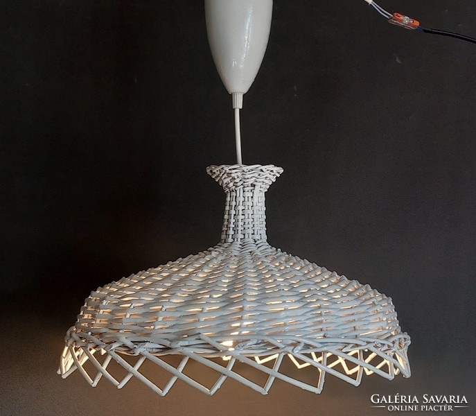 Vintage cane ceiling lamp negotiable design