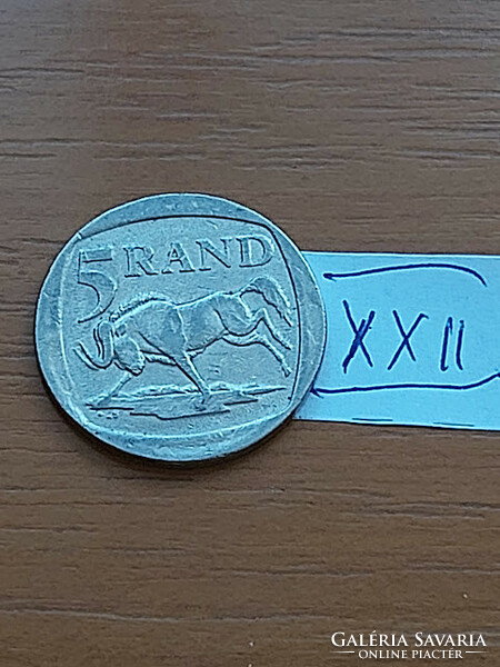 South Africa 5 Rand 1995 Nickel Plated Brass xxii