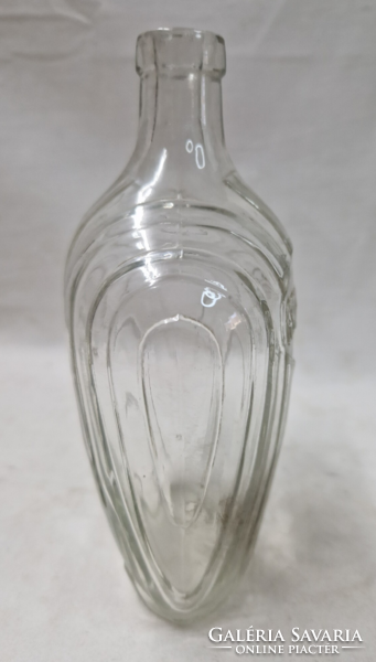 GSCHWINDT régi vastag falú likőrös üveg, tiszta, hibátlan állapotban