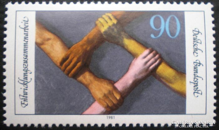 N1103 / Németország 1981 Fejlesztési Együttműködés bélyeg postatiszta