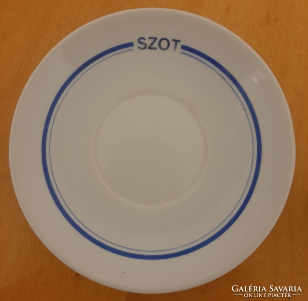 Zsolnay inscription, logo saucer, small plate, coaster 15.2 cm