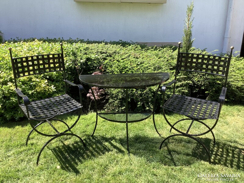 Wrought iron garden set for sale