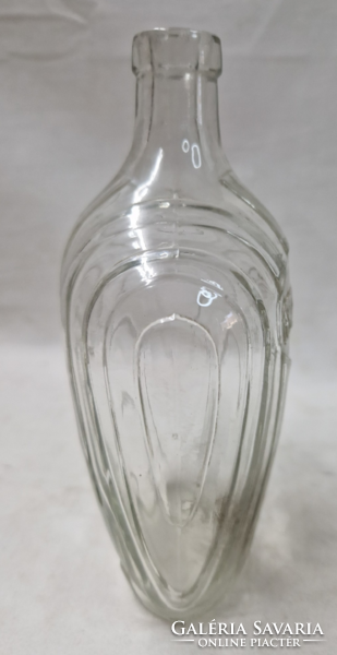 GSCHWINDT régi vastag falú likőrös üveg, tiszta, hibátlan állapotban