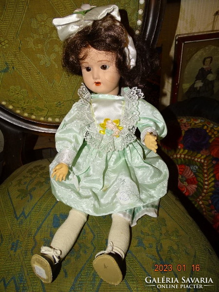 Doll with antique porcelain head Schoenau&Hoffmeister Germany 49 cm !!! From 1909!!!