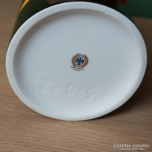 Szász Endre Hollóházi porcelán váza 26 cm