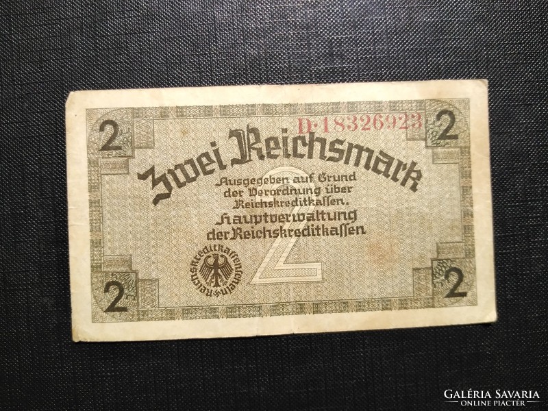 Németország 2 Reichsmark ,Német Márka 1940-1945