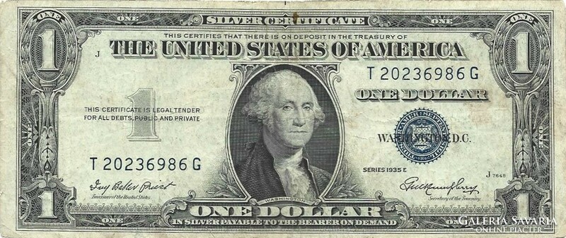 1 Silver dollar 1935 