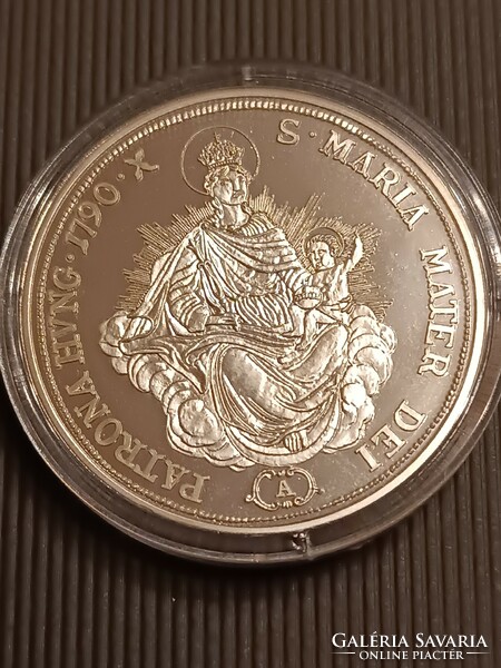 Hungarian thalers in mint condition ii. Thaler of Lipót 1790. 999 Silver