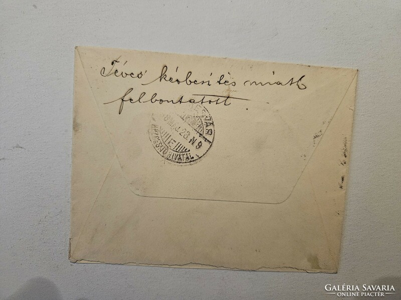 1897 envelope with price ticket Budapest main post office - Temesvár delivery office