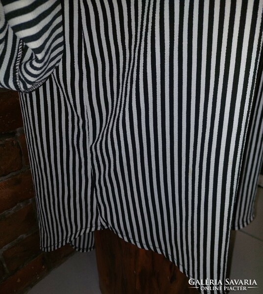 Pittarello Italian elegant striped shirt/tunic l/xl