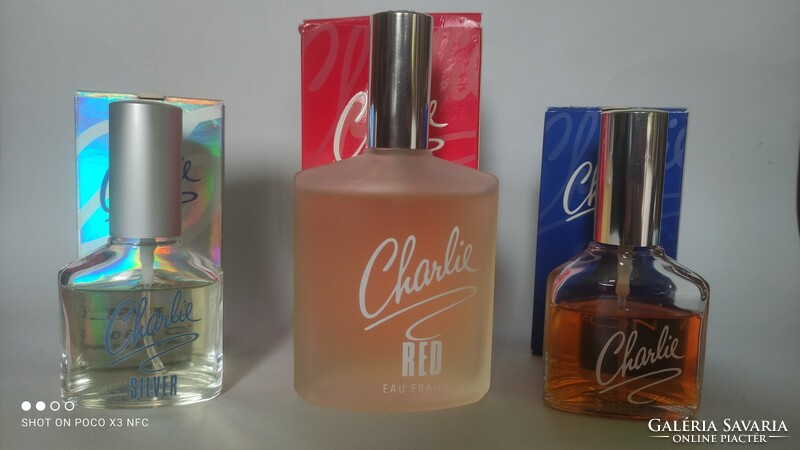 Vintage CHARLIE parfüm 4 darab különböző