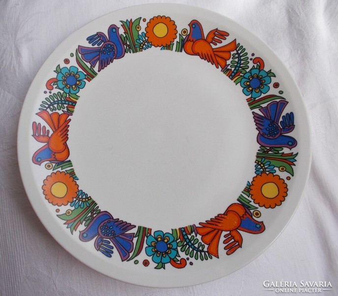 Villeroy boch acapulco plate with bird pattern