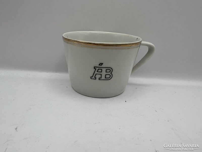 Hollóháza state insurance porcelain cup, 6 cm. 4978