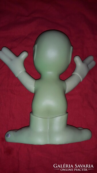 X-AKTÁK EXTRÉM RITKA plasztik UFO zöld kicsi emberke játék FILMES figura 22 cm a képek szerint