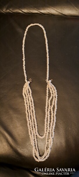 Multi-row cultured pearl necklace, 36 cm
