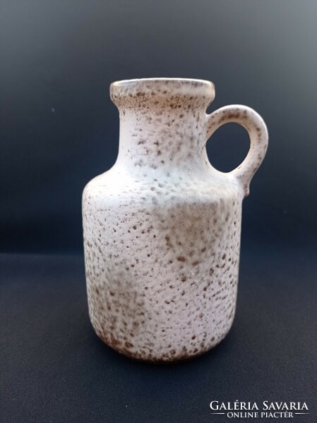 Retro mid century west germany fat lava ceramic jug vase