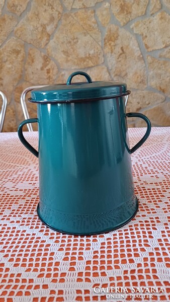 2 Liter enamel grease bucket