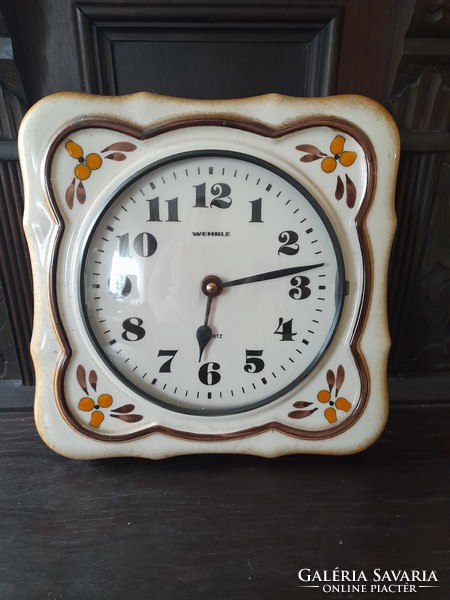 Wehrle ceramic wall clock