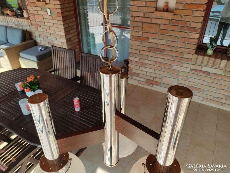 Impozáns NAGY MAZZEGA csillár MURANO ITALY Modern Space age Mid century