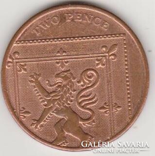 United Kingdom 2 pence (royal arms shield puzzle 2/6 (5th portrait) jc) 2015