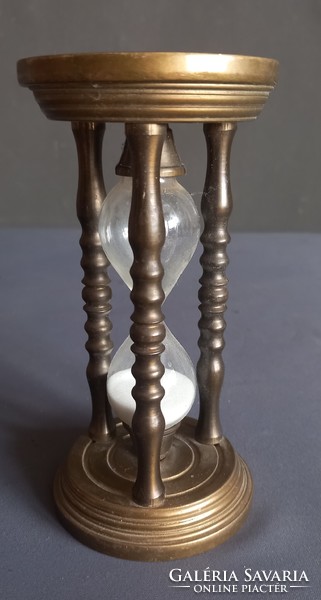 Vintage copper hourglass negotiable design