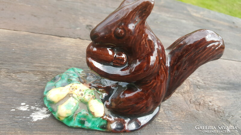 Old ceramic squirrel