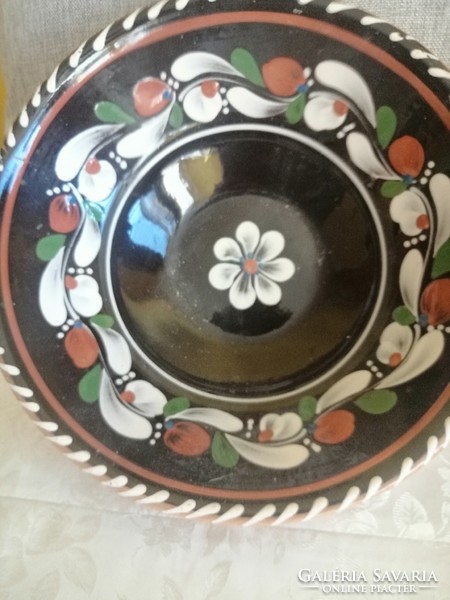 Ceramic bowl beautiful 23 cm folk