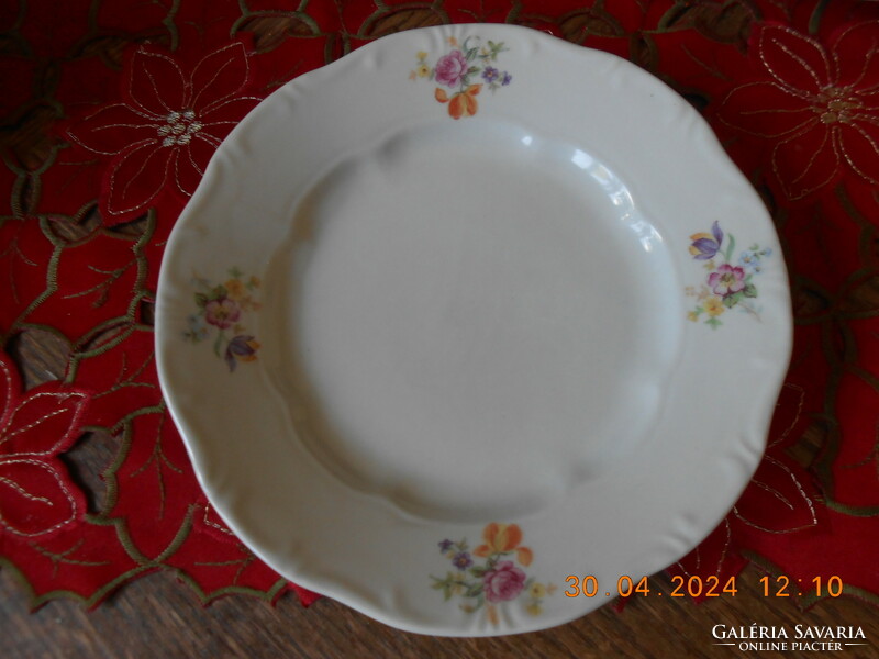 Zsolnay porcelain, cake plate with flower pattern