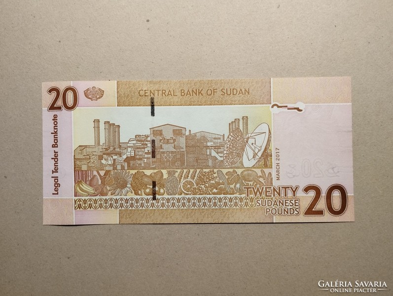 Sudan - 20 pounds 2017 oz