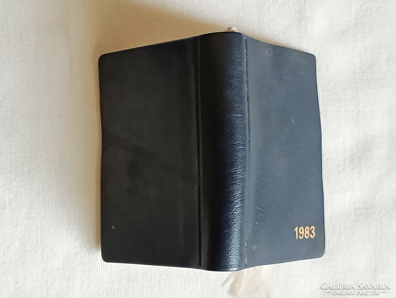 Deadline diary 1983 miniature 7x5cm ures not scribbled