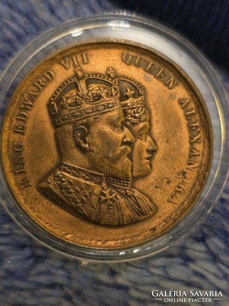 1902 woolwich edward vii very nice coronation bronze medal