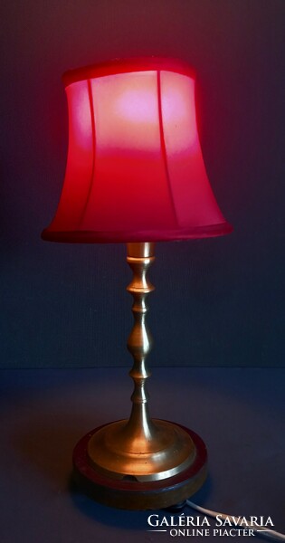 Antik réz asztali lámpa ALKUDHATÓ Art deco design