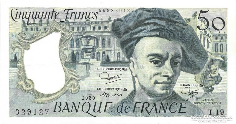 50 French francs 1980 France is beautiful
