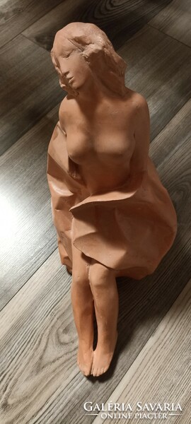Large terracotta nude 32cm