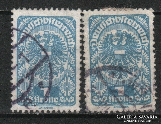 Austria 1922 mi 272 b, d €71.00