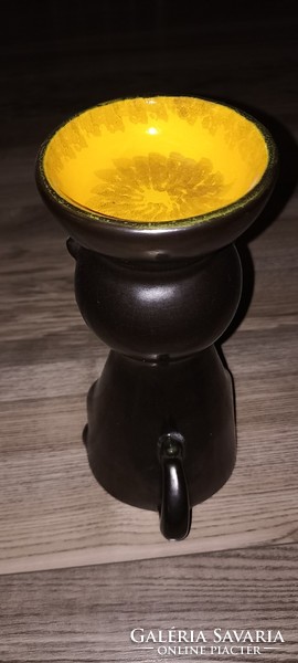 Ceramic cat candle holder 24cm