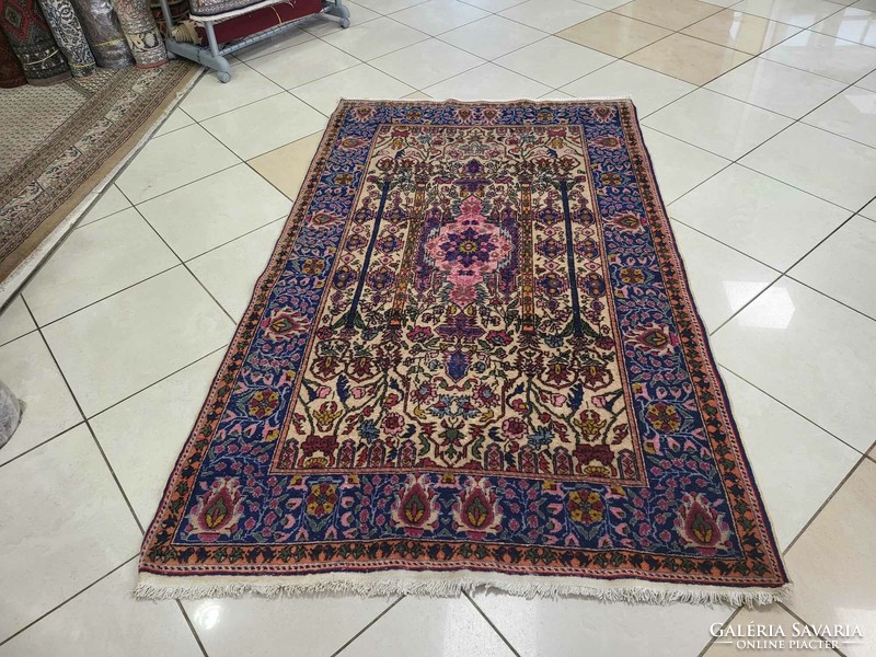Kaiseri vintage 120x196cm hand-knotted wool Persian rug bfz612