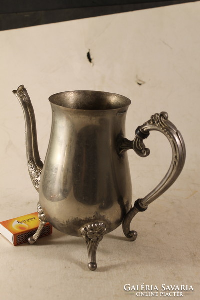 Antik ezüstözött tea kiöntő 128