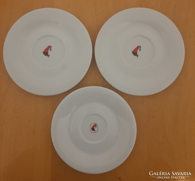 Julius meinl German porcelain coffee and cappuccino saucer, small plate, coaster diameter 14 and 15.4 cm