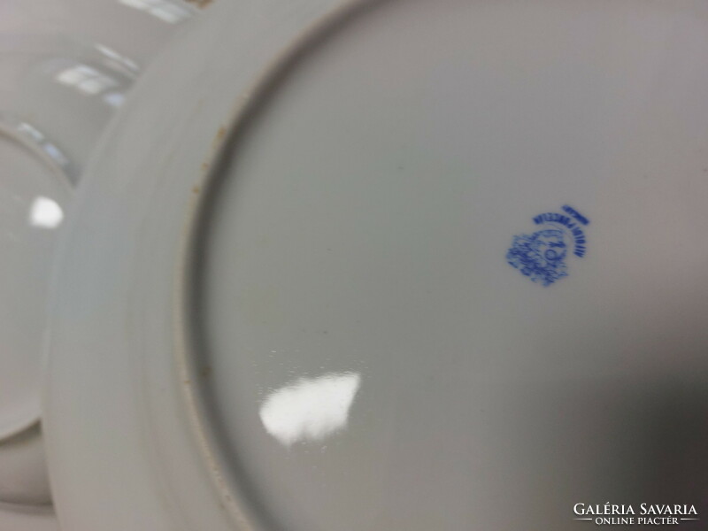 Alföldi csipkebogyó mintás porcelán 3db mély, 8db lapos tányér