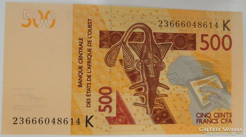 Nyugat Afrikai Államok / Szenegál/  500 francs 2012-23 UNC