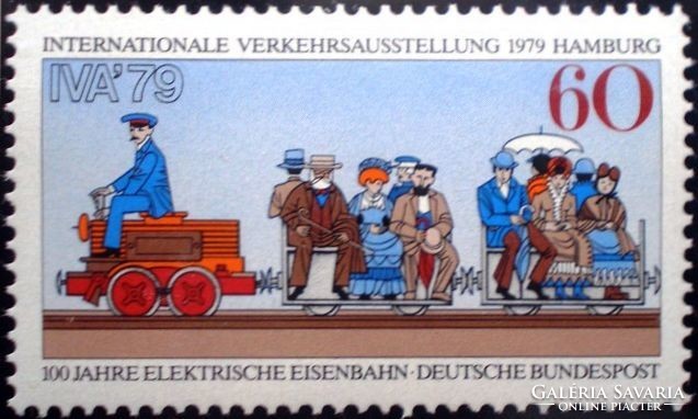 N1014 / Germany 1979 international transport exhibition stamp postal clerk